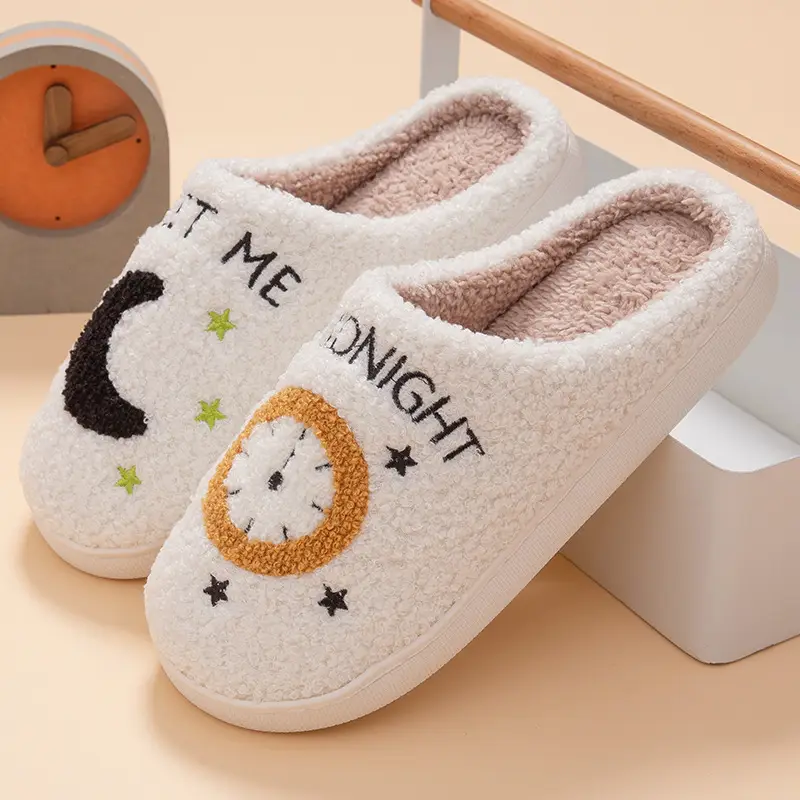 Cross-Border Cotton Slippers for Women, Home Use, Fleece-Lined, Thickened, Warm, Silent, Non-Slip, Couple's Cotton Slippers, in Stock - Image 13