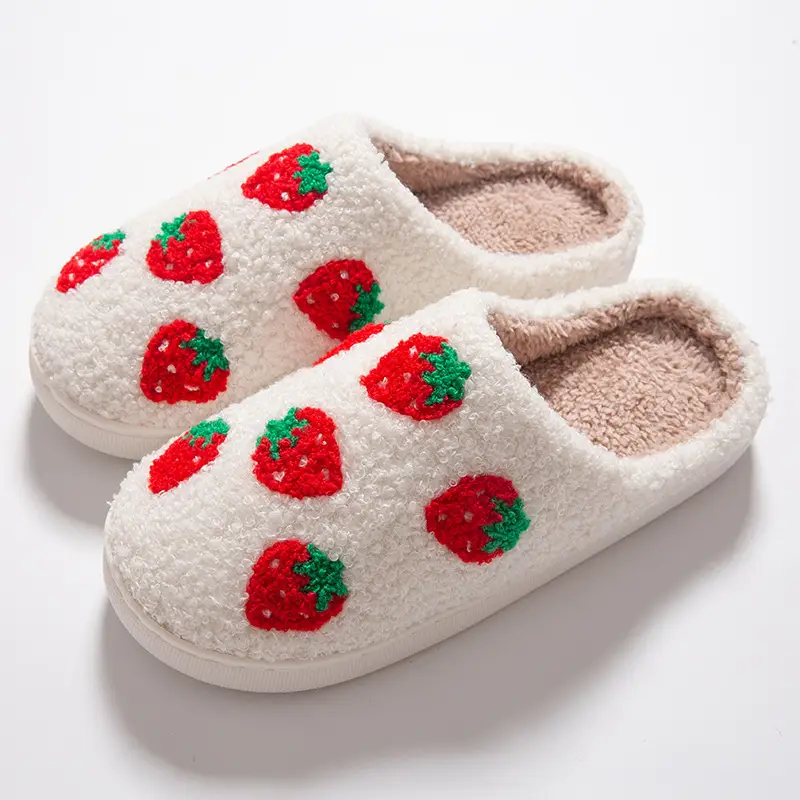 Cross-Border Cotton Slippers for Women, Home Use, Fleece-Lined, Thickened, Warm, Silent, Non-Slip, Couple's Cotton Slippers, in Stock - Image 4