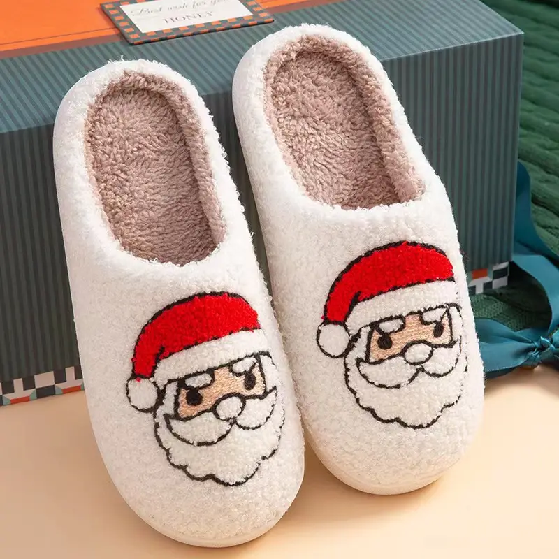 Cross-Border Cotton Slippers for Women, Home Use, Fleece-Lined, Thickened, Warm, Silent, Non-Slip, Couple's Cotton Slippers, in Stock - Image 7