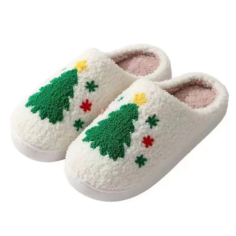 Cross-Border Cotton Slippers for Women, Home Use, Fleece-Lined, Thickened, Warm, Silent, Non-Slip, Couple's Cotton Slippers, in Stock - Image 9