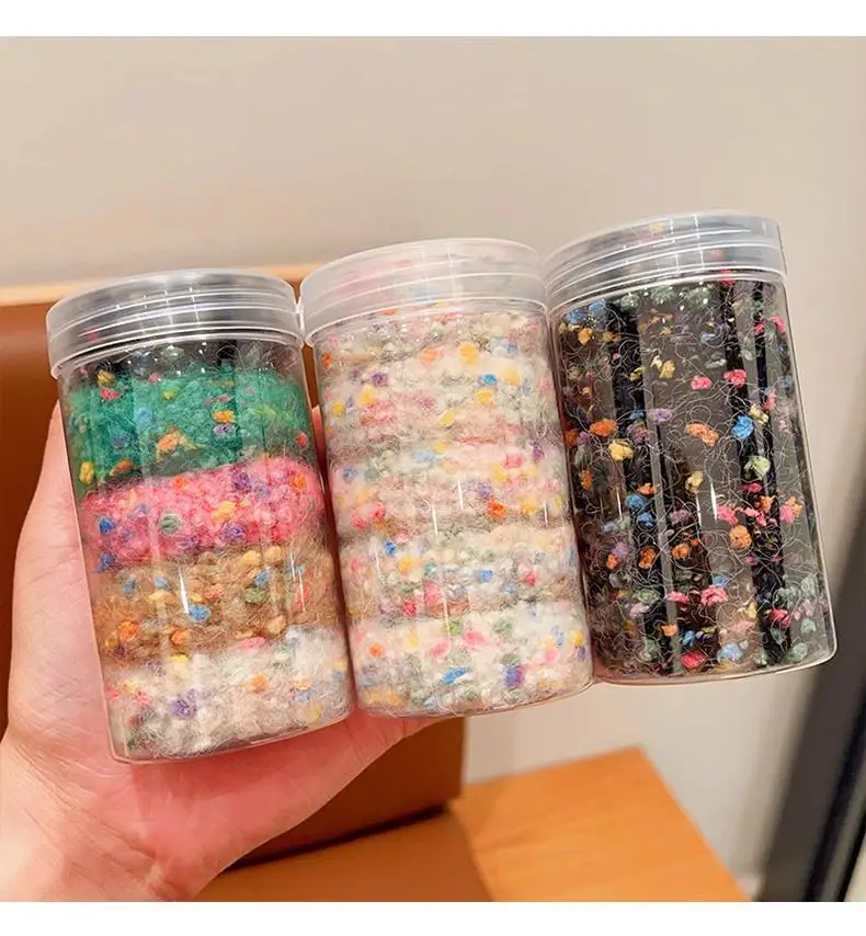 Children's Plush Hair Bands for Girls Colorful High Elastic — feature 6