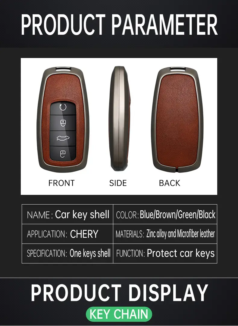 2023 Chery Tiger 8 key case ruihu 98plus Qipeng version 8 pro7plus car exploration 06 buckle — feature 14
