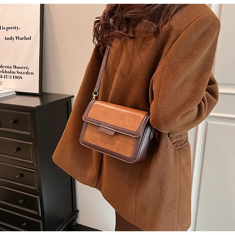 Women Shoulder Messenger Bag Brown Leather 2023 — feature 13