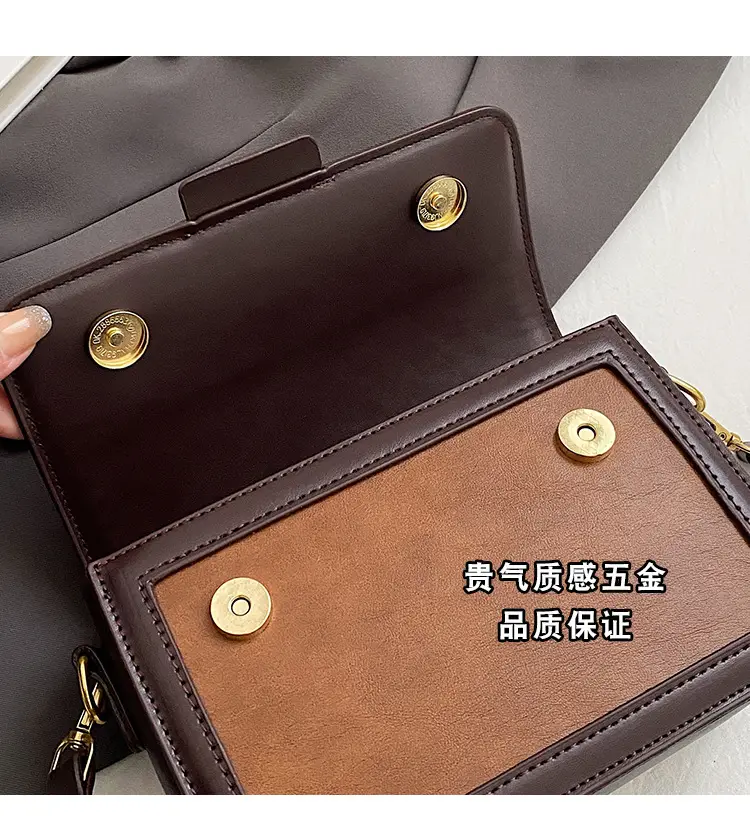 Women Shoulder Messenger Bag Brown Leather 2023 — feature 7