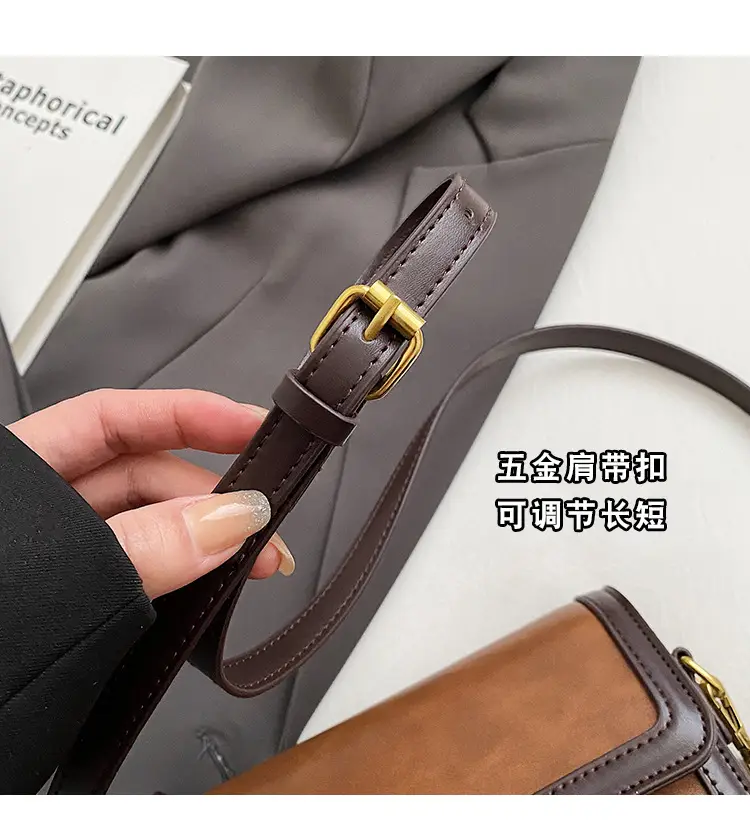 Women Shoulder Messenger Bag Brown Leather 2023 — feature 9