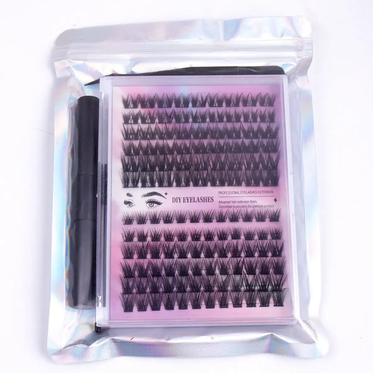 12-Row DIY Eyelash Set with D&K True Eyeliner — feature 11