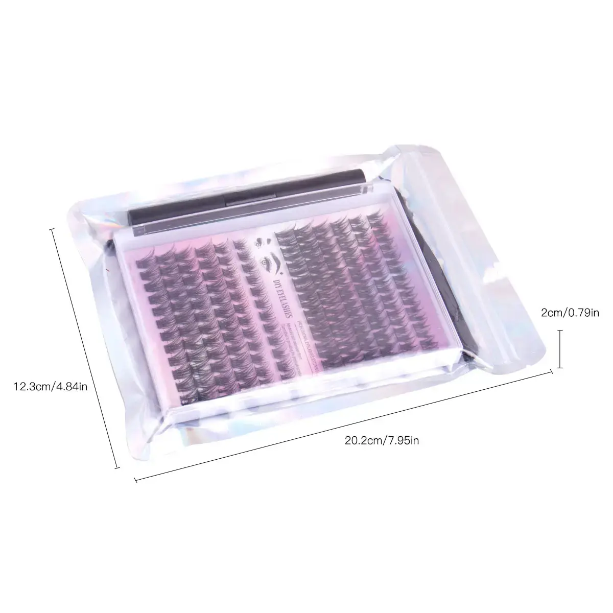 12-Row DIY Eyelash Set with D&K True Eyeliner — feature 14