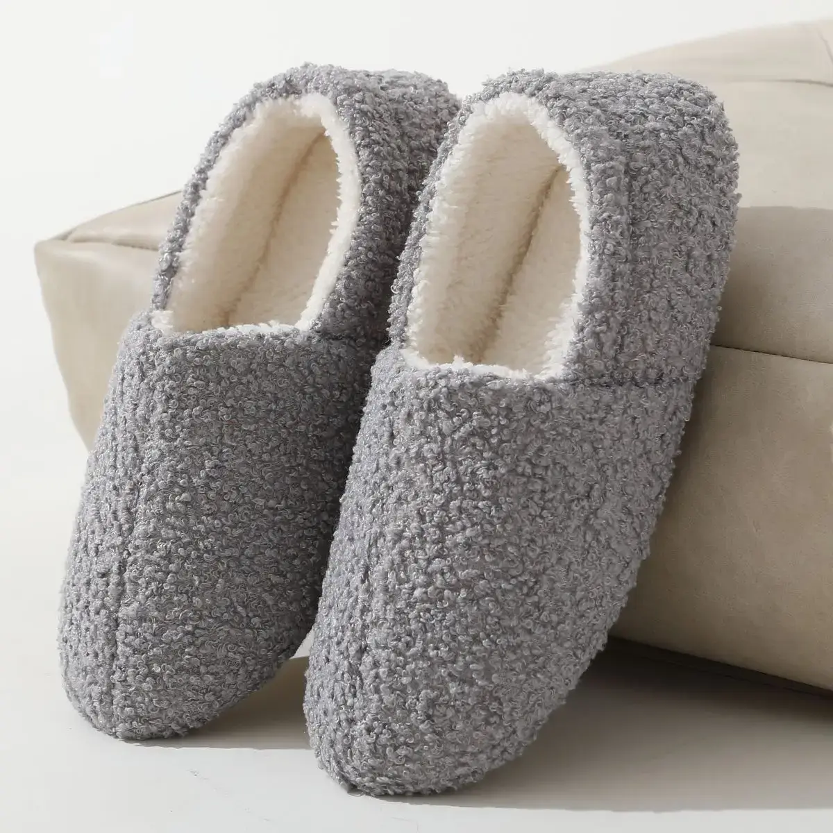 Black Memory Sponges Dance Slippers Home Shoes — feature 4