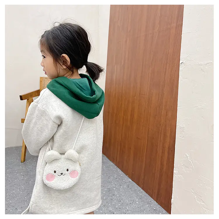 Cute Bear Coin Purse for Boys Girls Crossbody Bag — feature 12