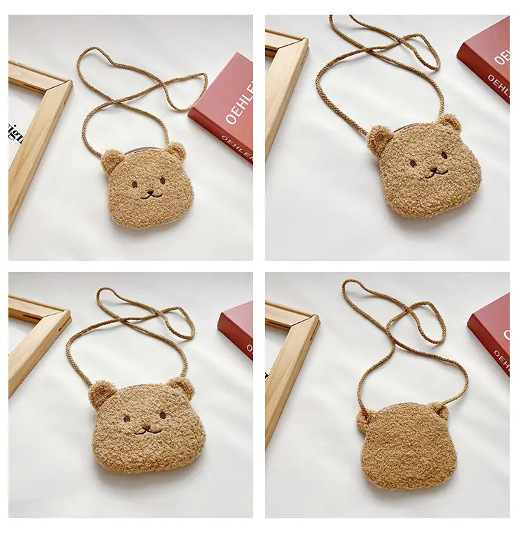 Cute Bear Coin Purse for Boys Girls Crossbody Bag — feature 26