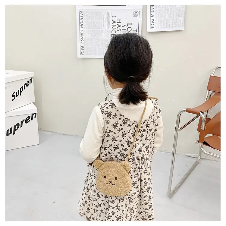 Cute Bear Coin Purse for Boys Girls Crossbody Bag — feature 8