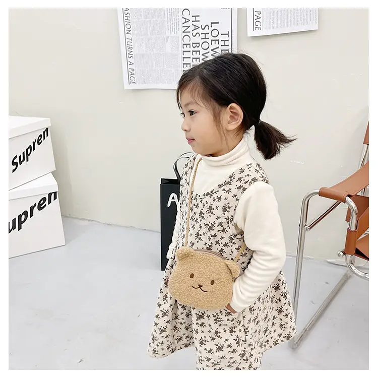 Cute Bear Coin Purse for Boys Girls Crossbody Bag — feature 9
