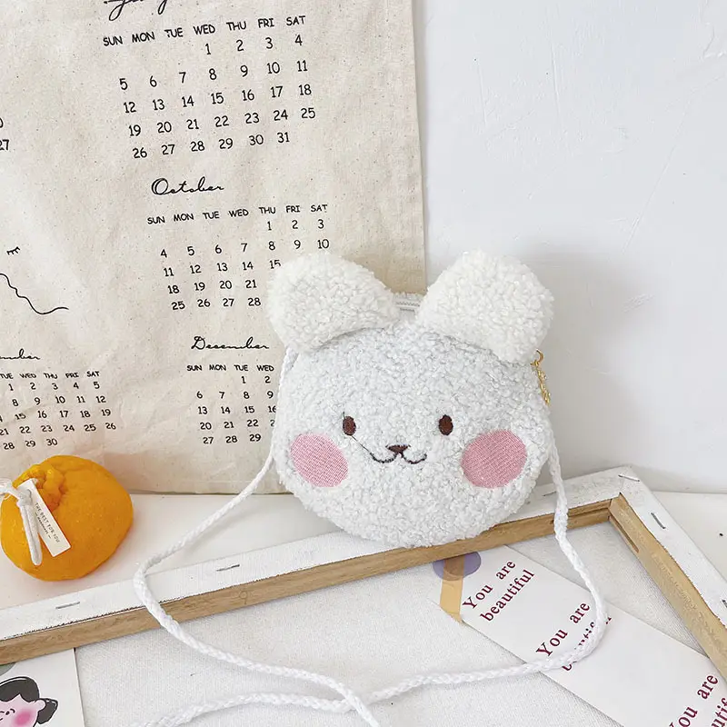 Cute Bear Coin Purse for Boys Girls Crossbody Bag