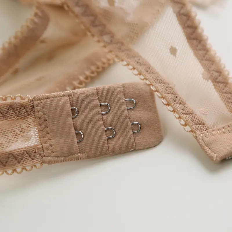 Ultra-Thin Cross-Lace Bra with See-Through Design — feature 8