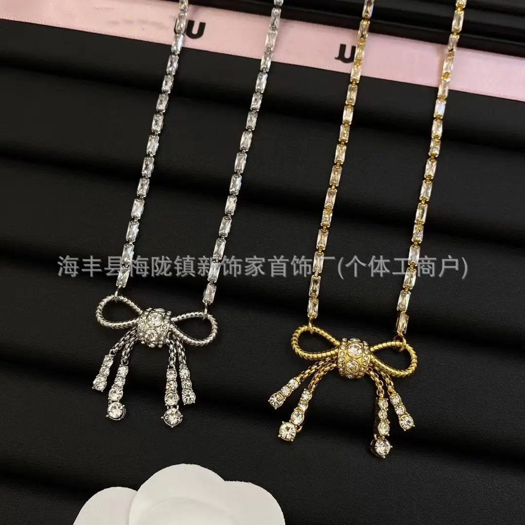 Pearl Bow Necklace Bracelet Set for Women - Image 26