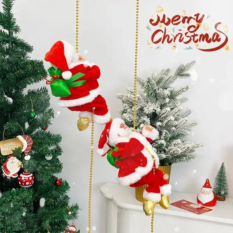Santa Claus Electric Christmas Climbing Toy for Kids - Image 19