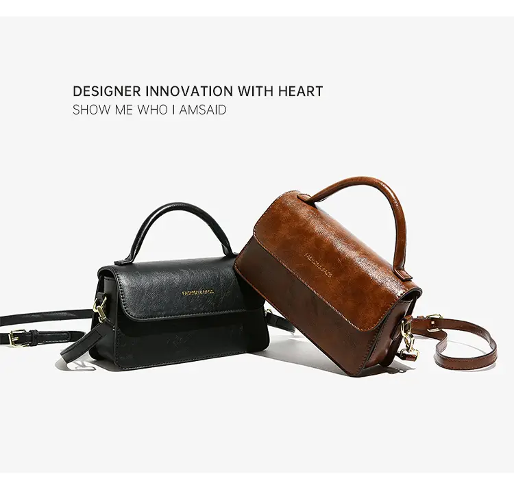 Korean Style Brown Satchel Bag for Women — feature 11