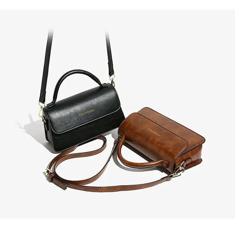 Korean Style Brown Satchel Bag for Women — feature 15