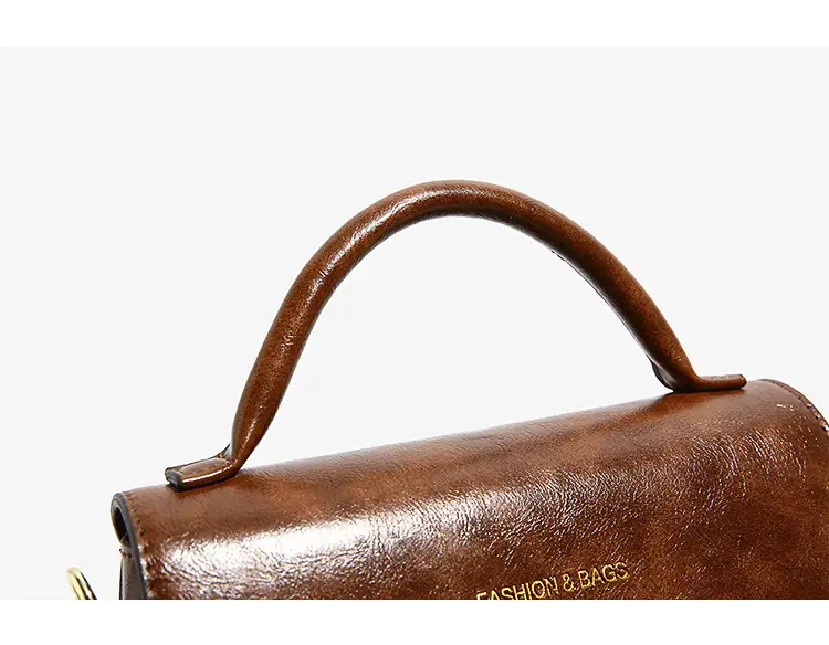 Korean Style Brown Satchel Bag for Women — feature 18