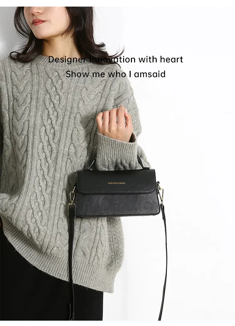 Korean Style Brown Satchel Bag for Women — feature 29