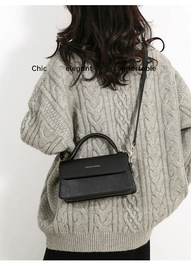 Korean Style Brown Satchel Bag for Women — feature 31