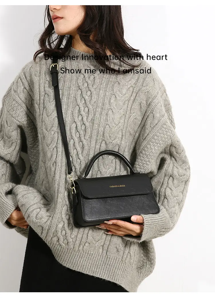 Korean Style Brown Satchel Bag for Women — feature 32