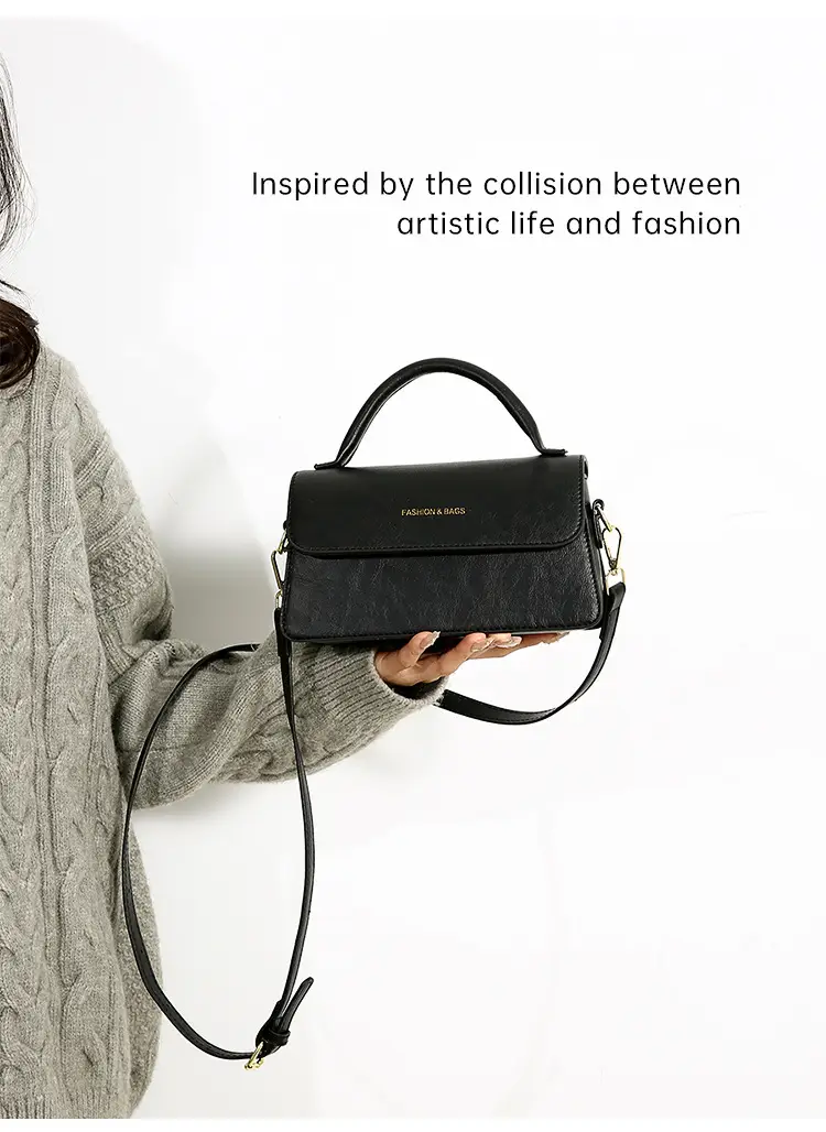 Korean Style Brown Satchel Bag for Women — feature 33