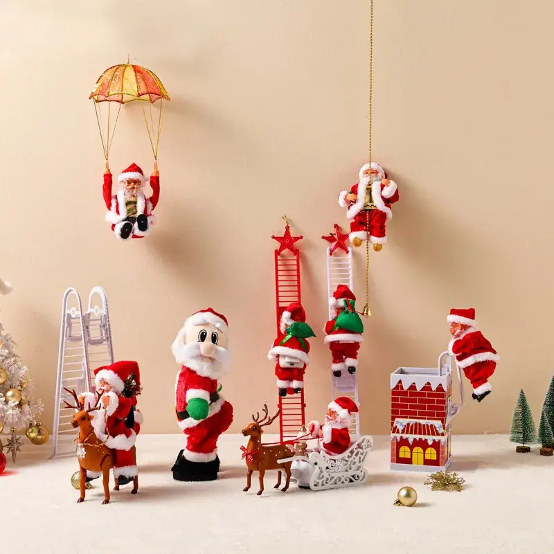Santa Claus Electric Climbing Ladder Christmas Gift - Image 28