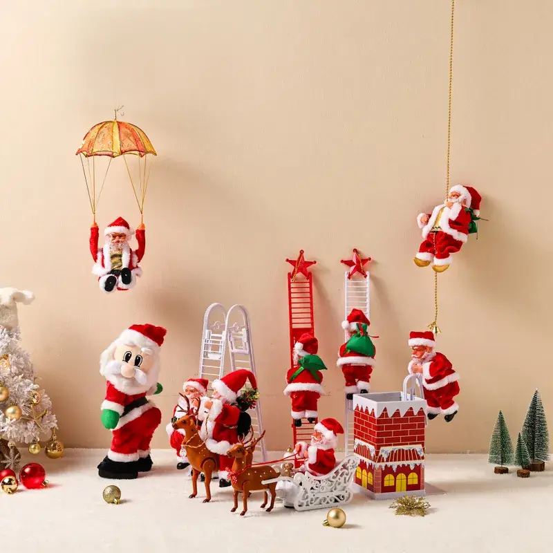 Santa Claus Electric Climbing Ladder Christmas Gift - Image 30