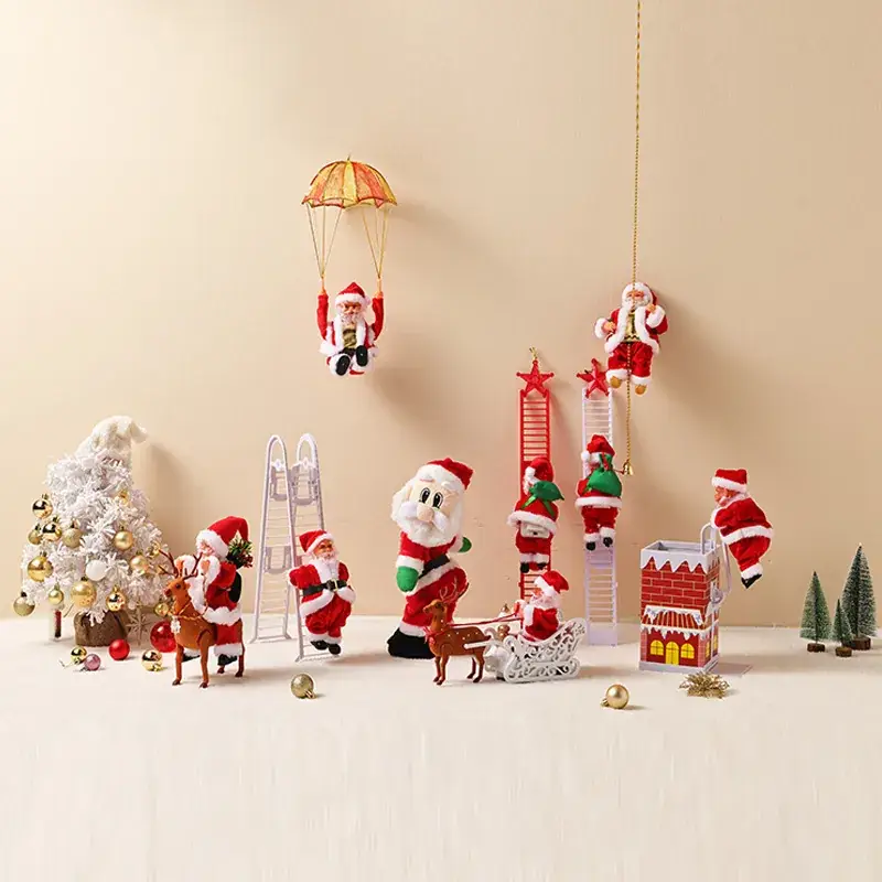 Santa Claus Electric Climbing Ladder Christmas Gift — feature 1
