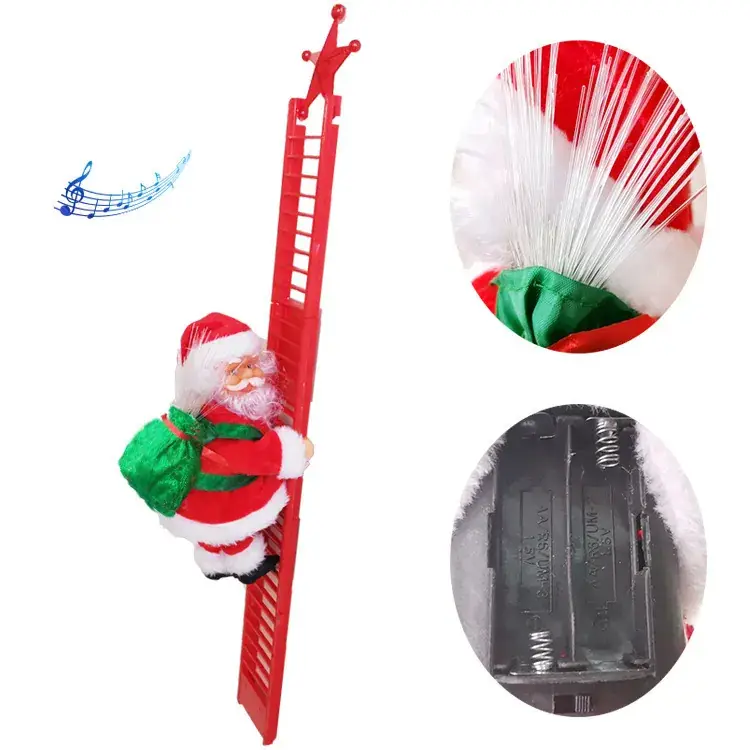 Santa Claus Electric Climbing Ladder Christmas Gift - Image 18
