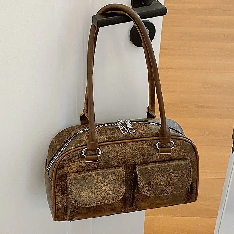 Retro Underarm Bag Women 2023 Winter Shoulder Hand Carry - Image 3