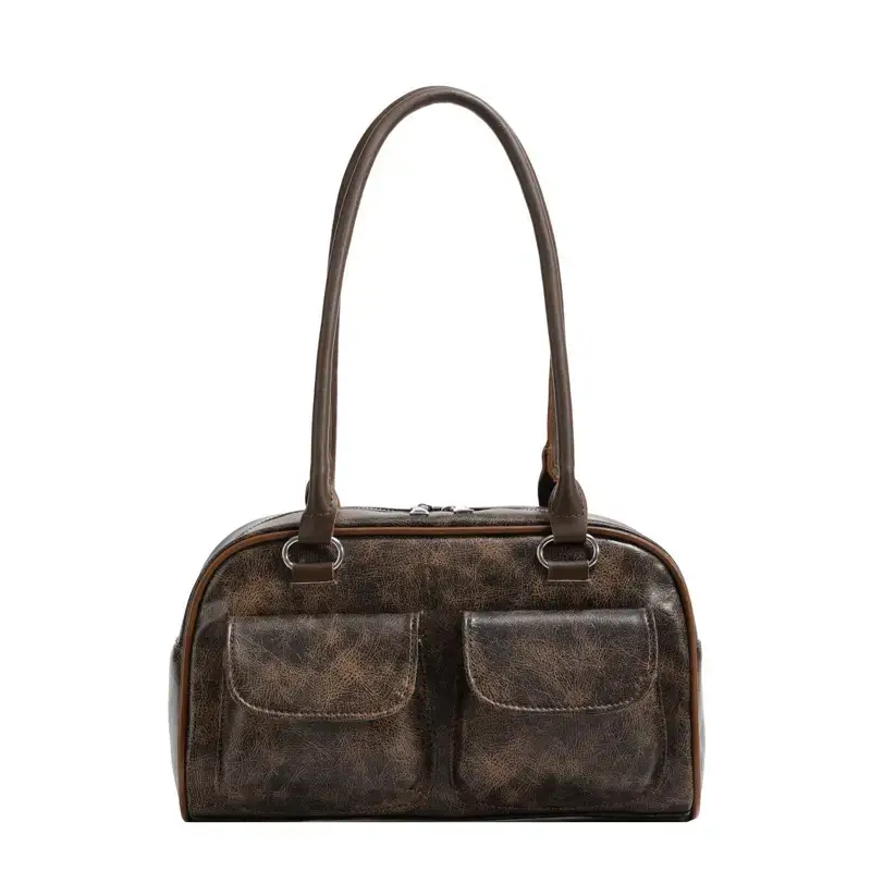Retro Underarm Bag Women 2023 Winter Shoulder Hand Carry - Image 7