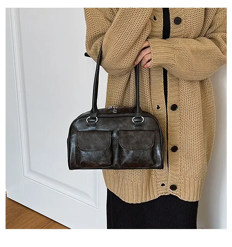 Retro Underarm Bag Women 2023 Winter Shoulder Hand Carry — feature 17