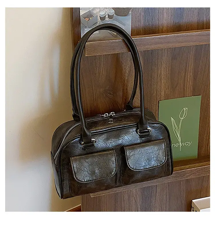 Retro Underarm Bag Women 2023 Winter Shoulder Hand Carry — feature 18