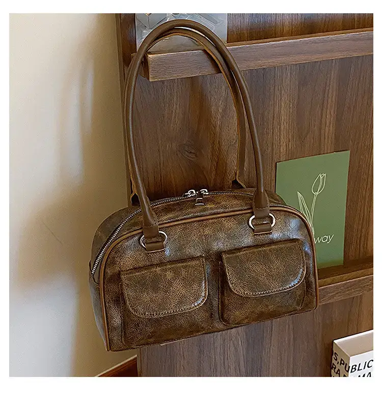 Retro Underarm Bag Women 2023 Winter Shoulder Hand Carry — feature 19