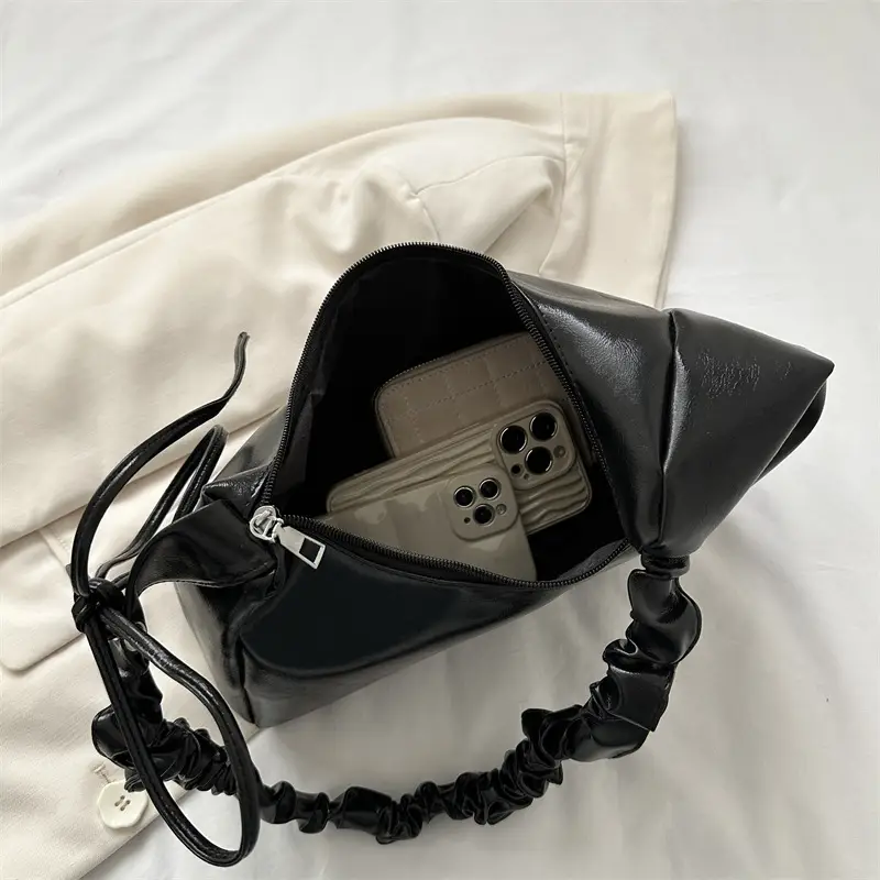Silver Satchel Shoulder Bag for Women 2023 - Image 9