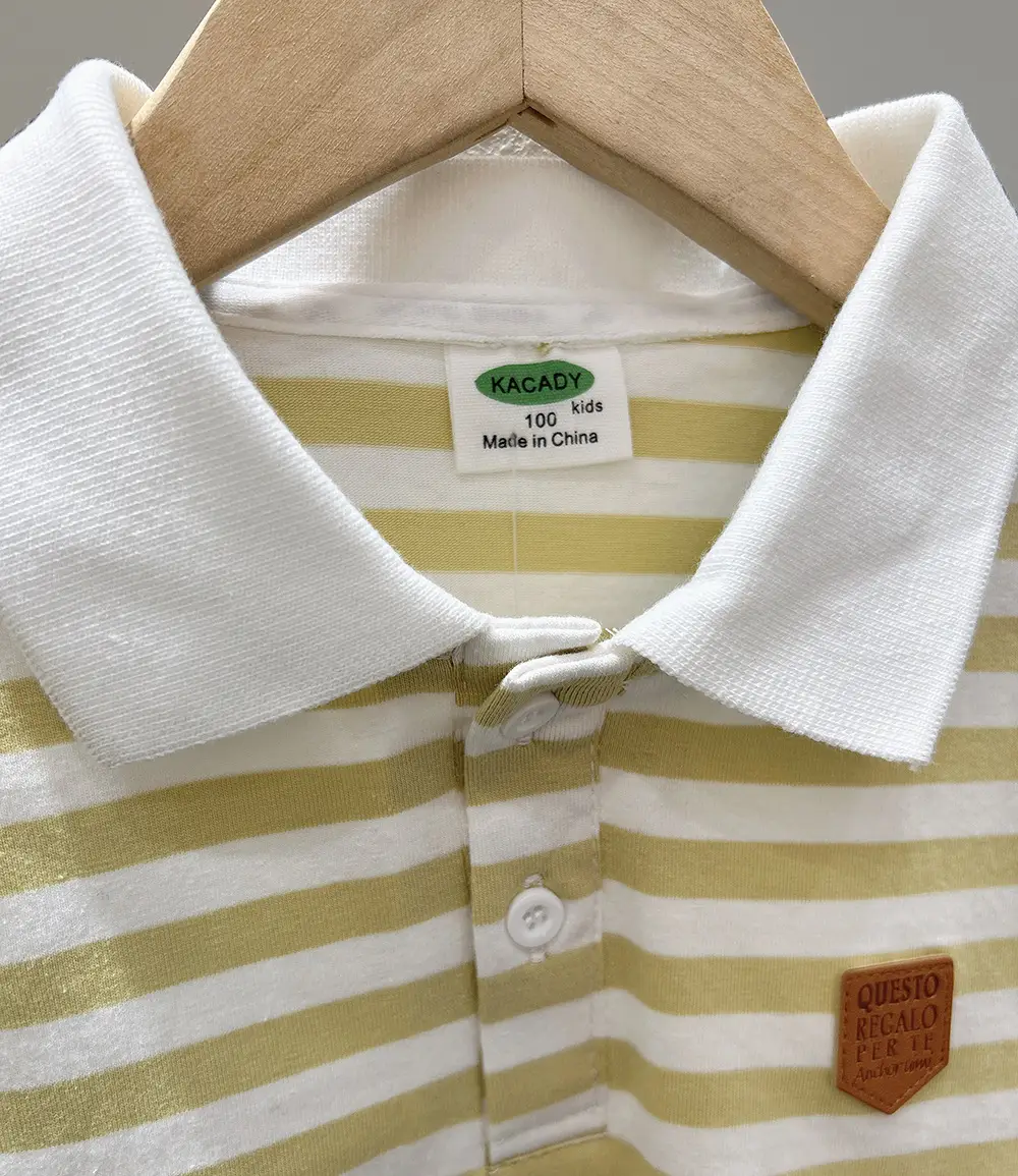 Boys Striped Polo Shirt 2024 Summer Casual Top β feature 5