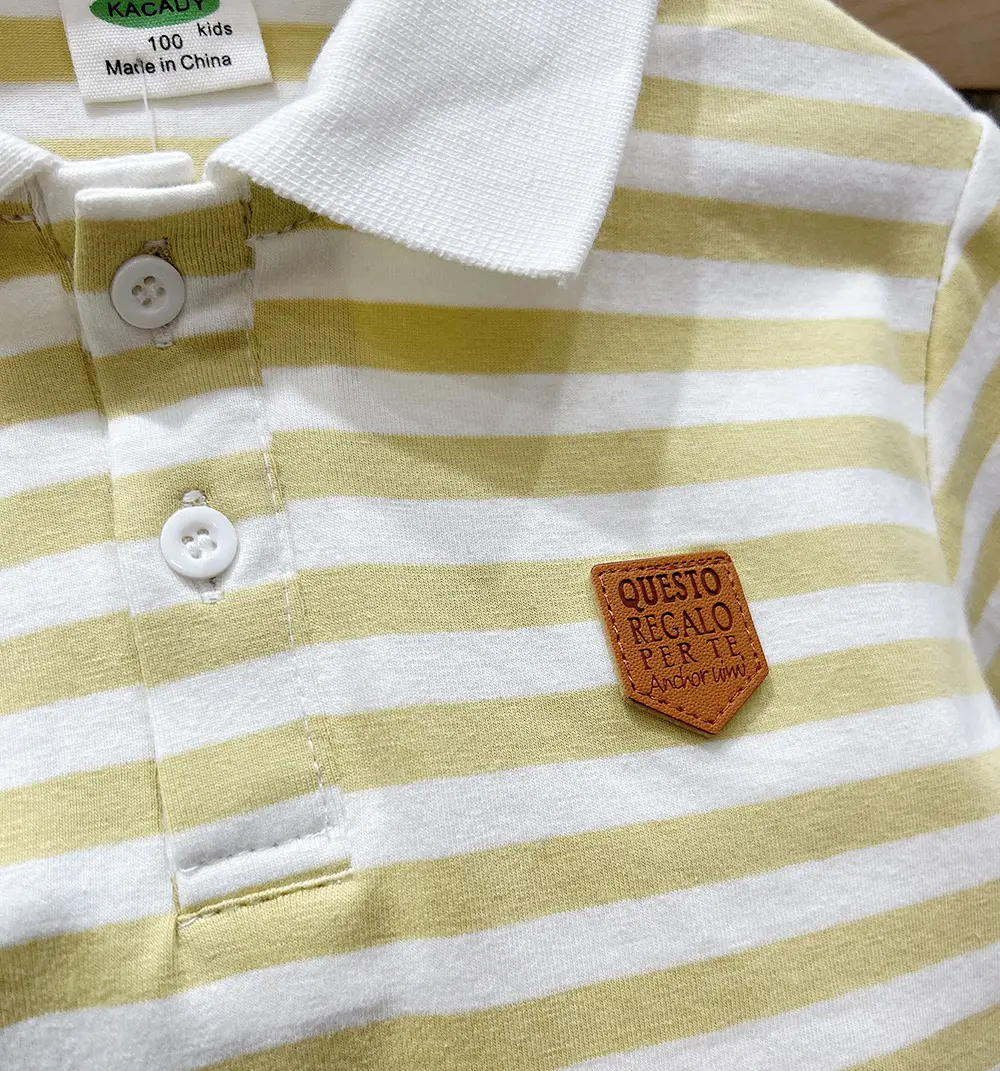 Boys Striped Polo Shirt 2024 Summer Casual Top β feature 6