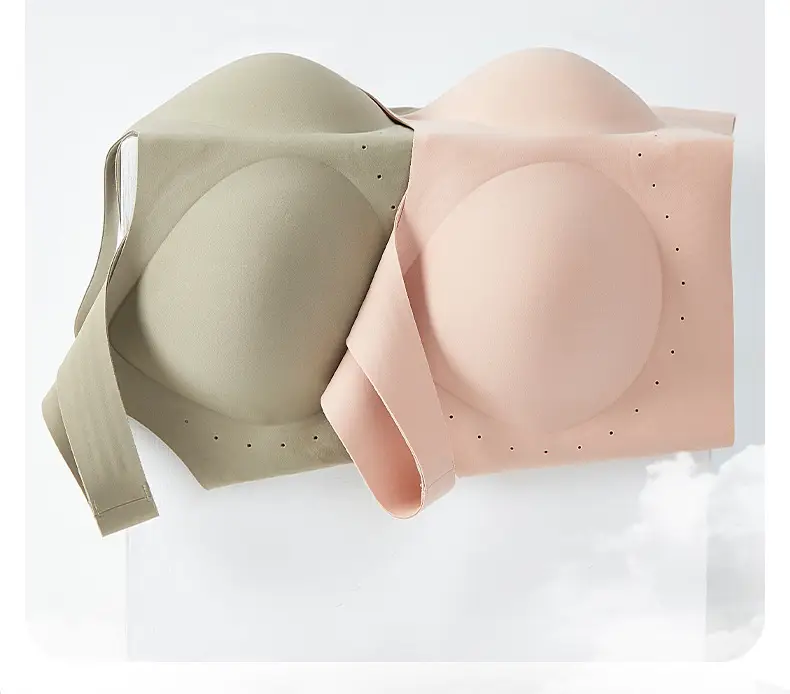 Seamless Underwear for Women, Soft Support, Anti-Sagging, Large Bust Appears Smaller, Semi-Fixed Cup, Wireless Tank Top Bra, Ultra-Soft — feature 13