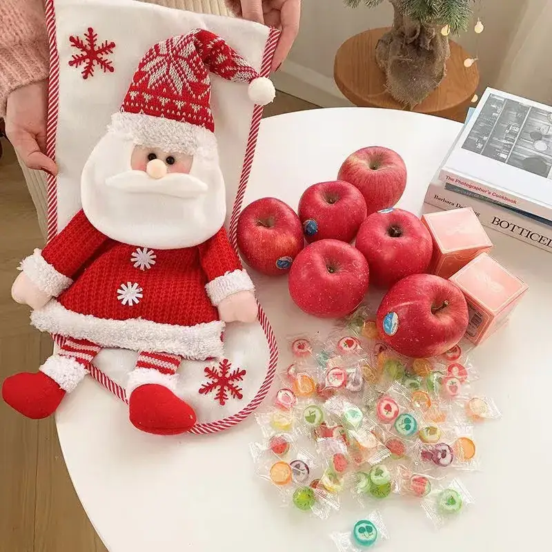 Christmas Santa Socks Gift Bag Extra Large
