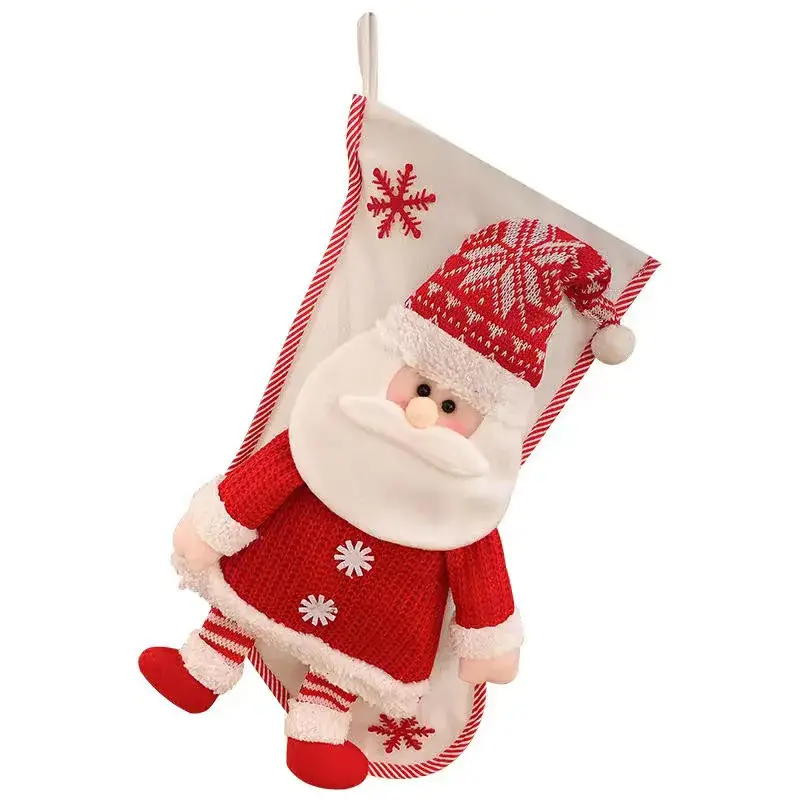 Christmas Santa Socks Gift Bag Extra Large