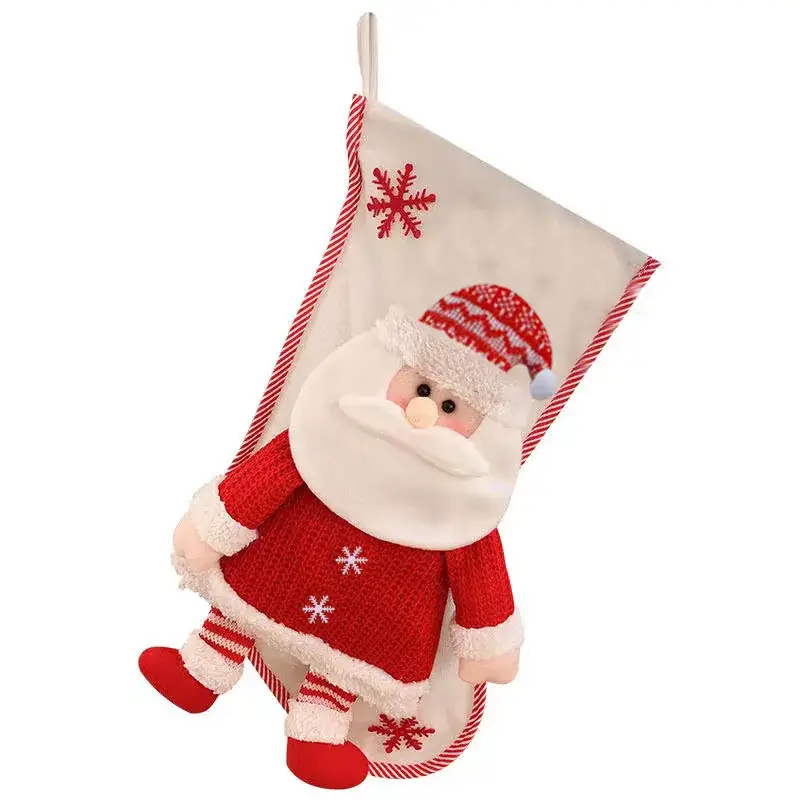 Christmas Santa Socks Gift Bag Extra Large