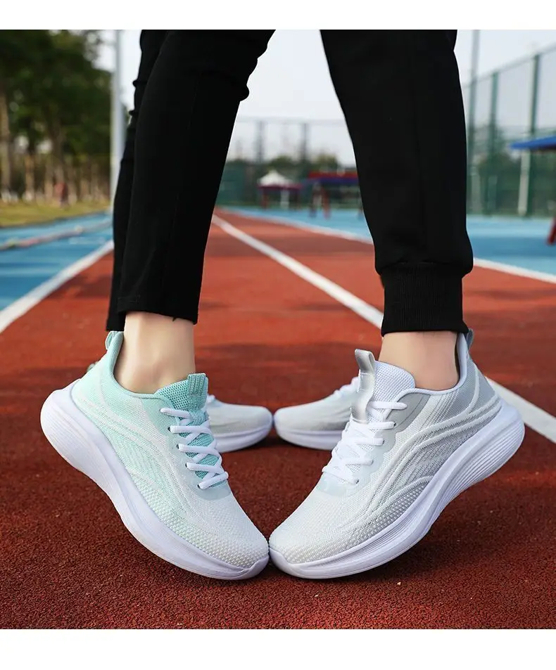 2025 Ultra-Light Running Shoes Women Mint Green Mesh โ feature 23