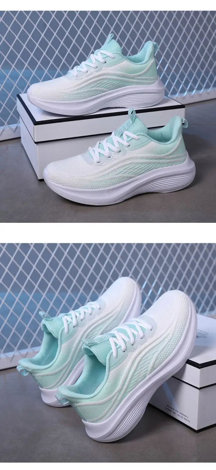 2025 Ultra-Light Running Shoes Women Mint Green Mesh โ feature 37