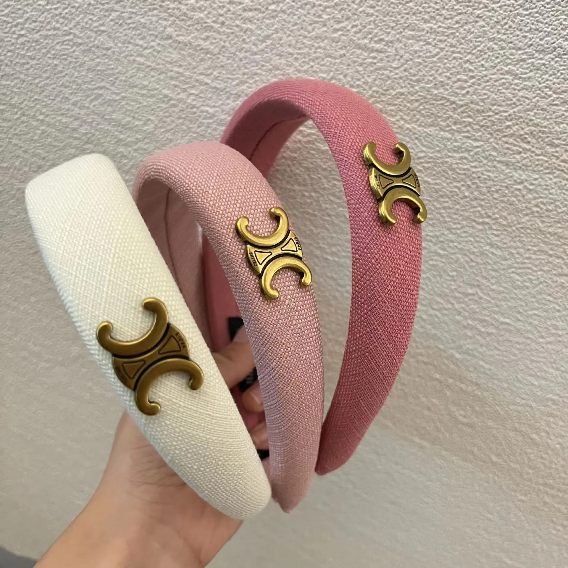 Green High Cranial Top Sponge Headband Women Autumn Winter Elegant Wide-brimmed Headband - Image 7