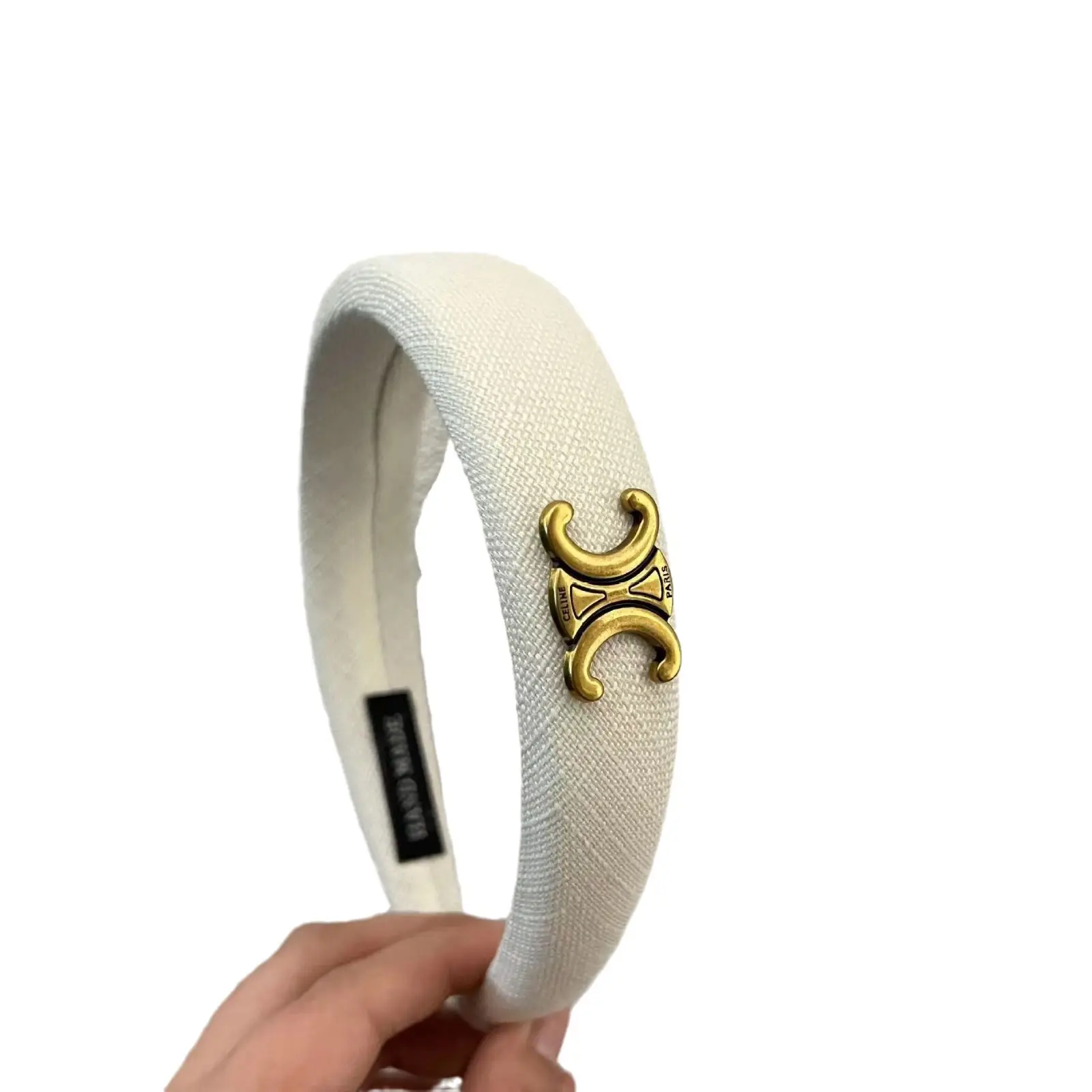Green High Cranial Top Sponge Headband Women Autumn Winter Elegant Wide-brimmed Headband - Image 10