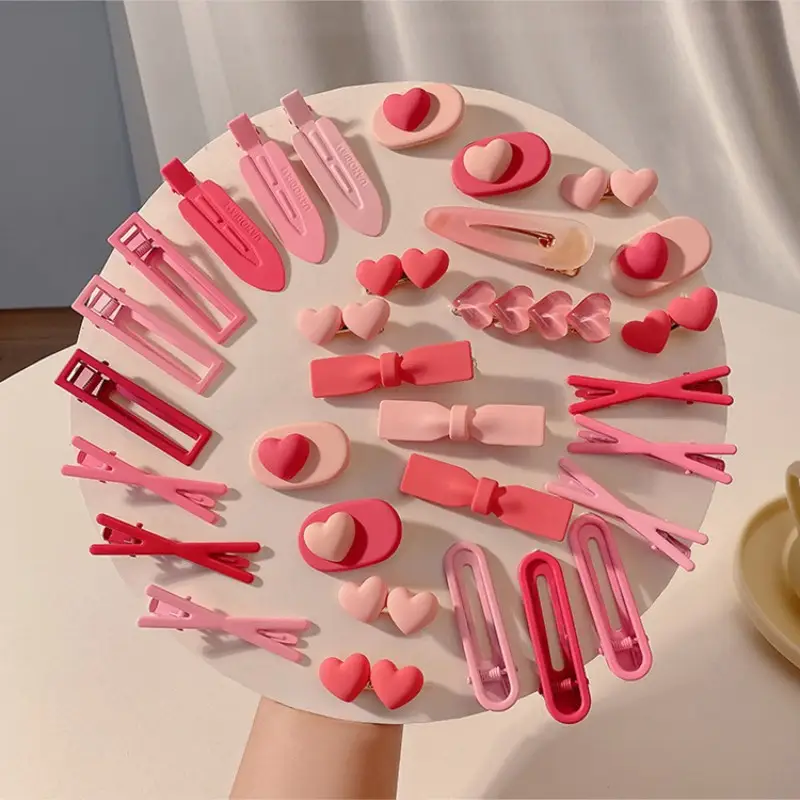 Pink Dopamine Hairpin for Girls Side Duckbill Clip - Image 66