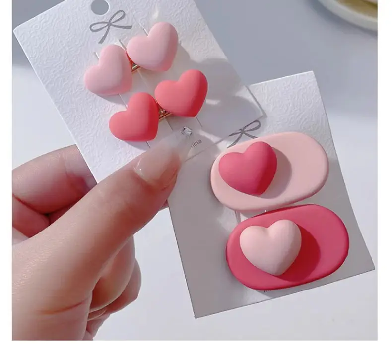 Pink Dopamine Hairpin for Girls Side Duckbill Clip — feature 12