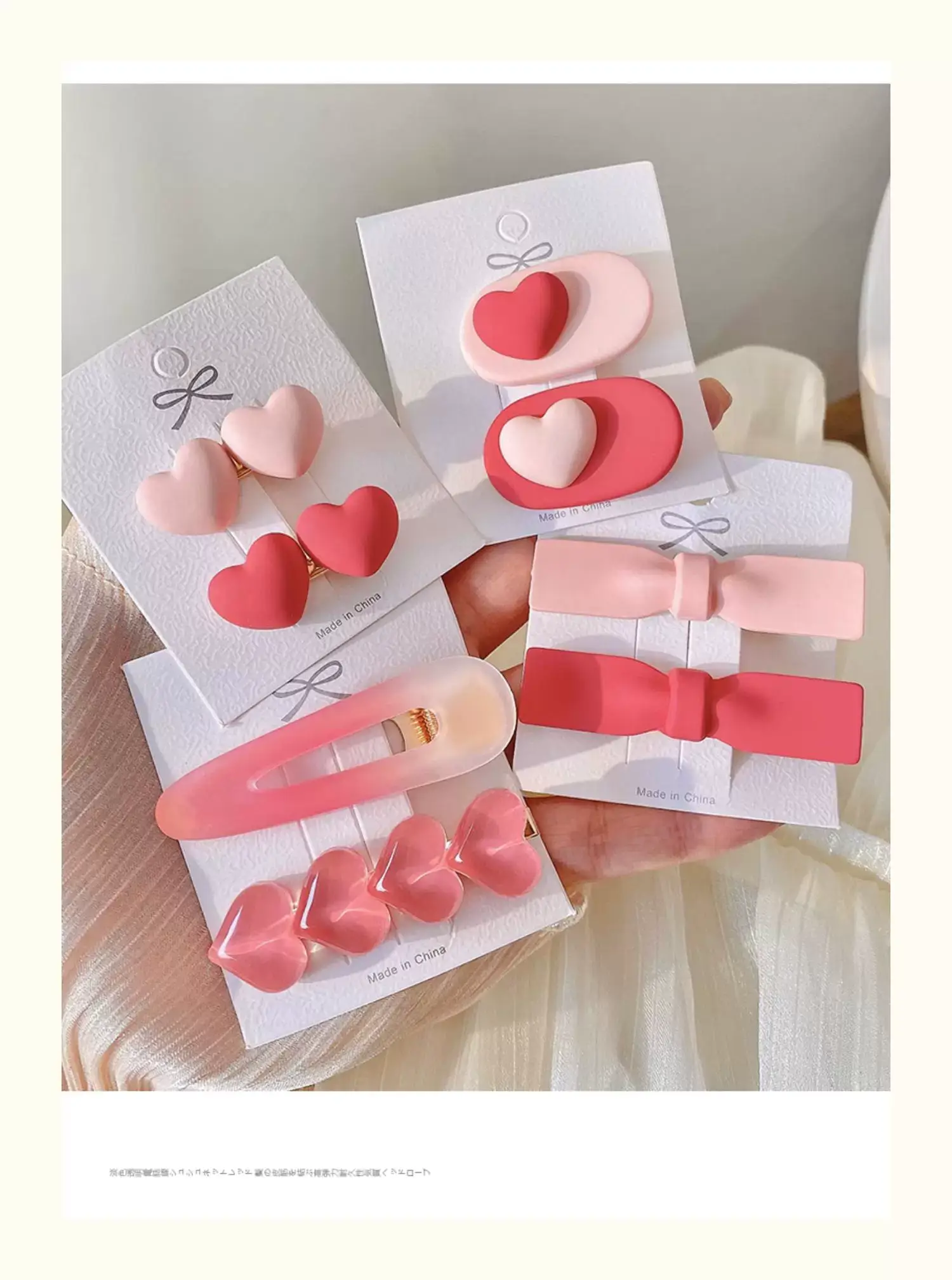 Pink Dopamine Hairpin for Girls Side Duckbill Clip — feature 14